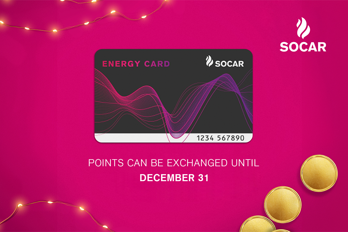 Part of the points acquired on the Energy card can be spent until December 31