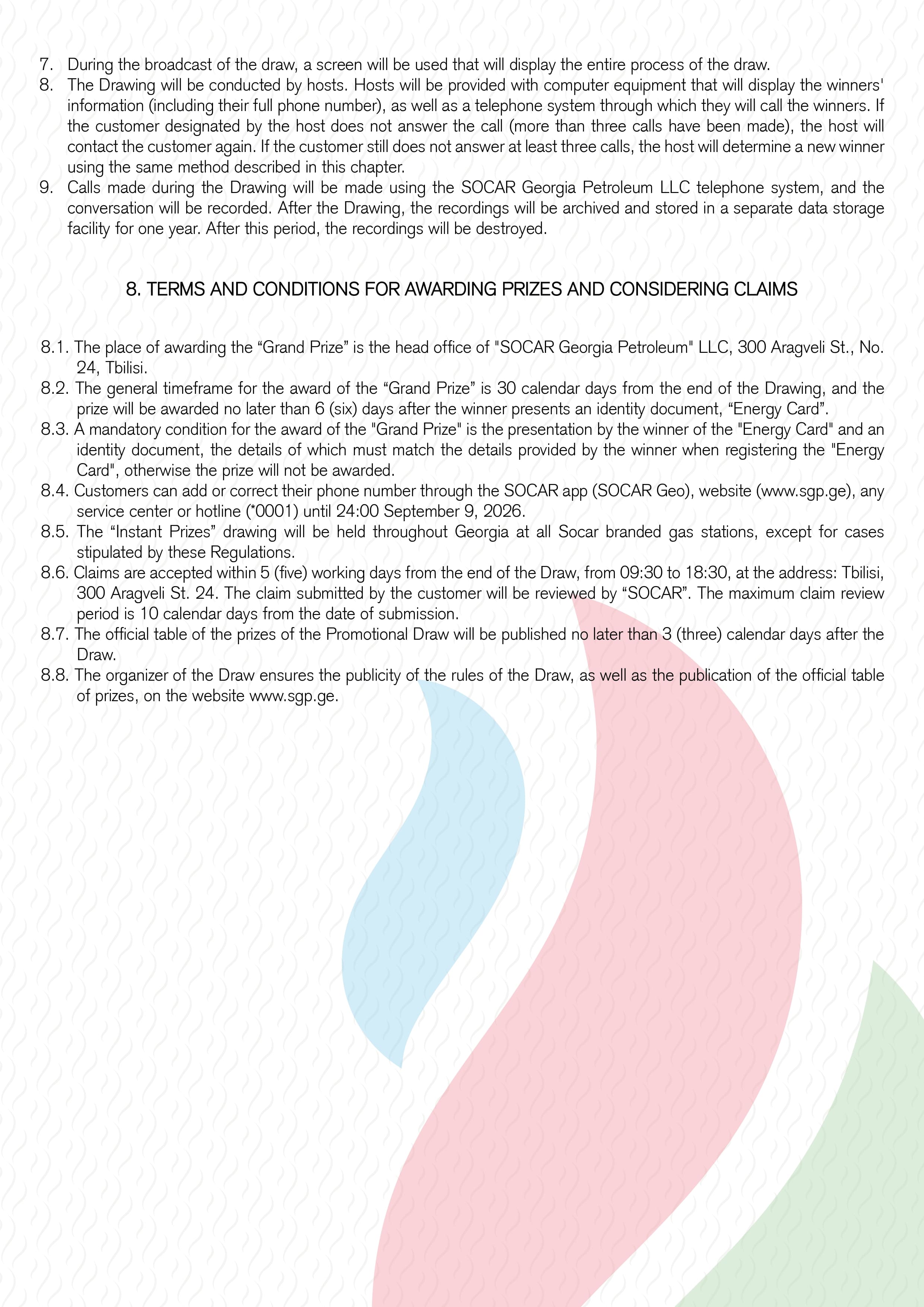 Campaign terms and conditions page 7